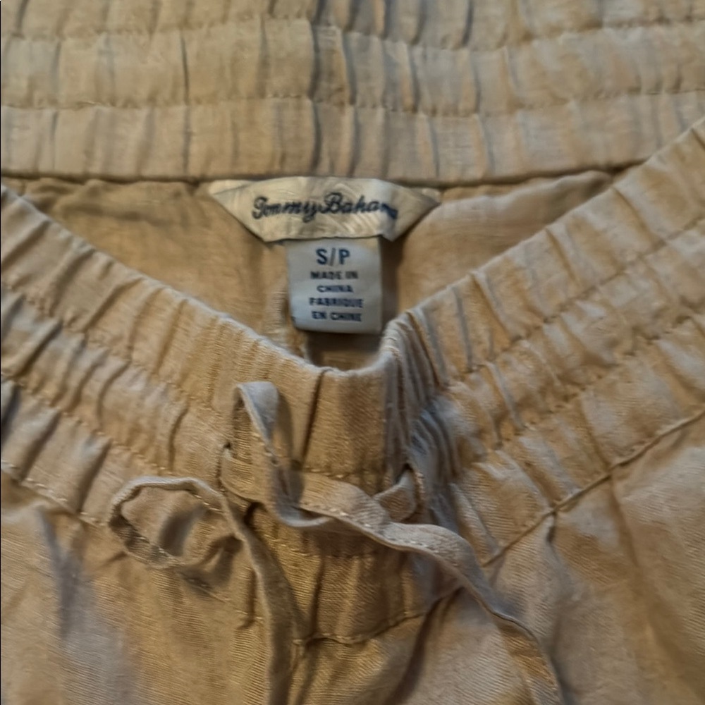 Tommy Bahama Beige Pants linen